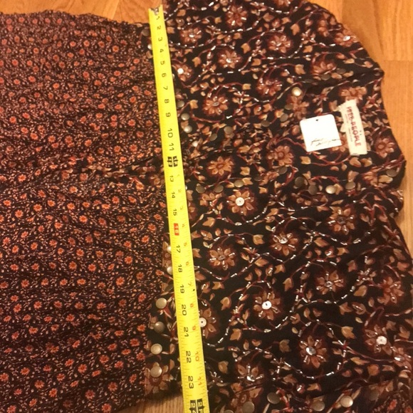 NWT Free People Malia Babydoll Jacket Blouse size Large - Picture 14 of 15